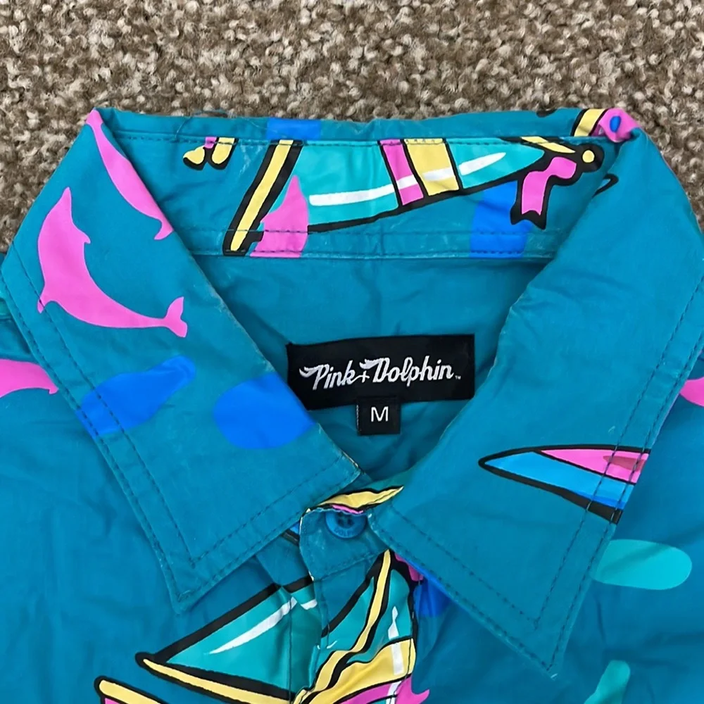 Pink Dolphin button down - Picture 2 of 9